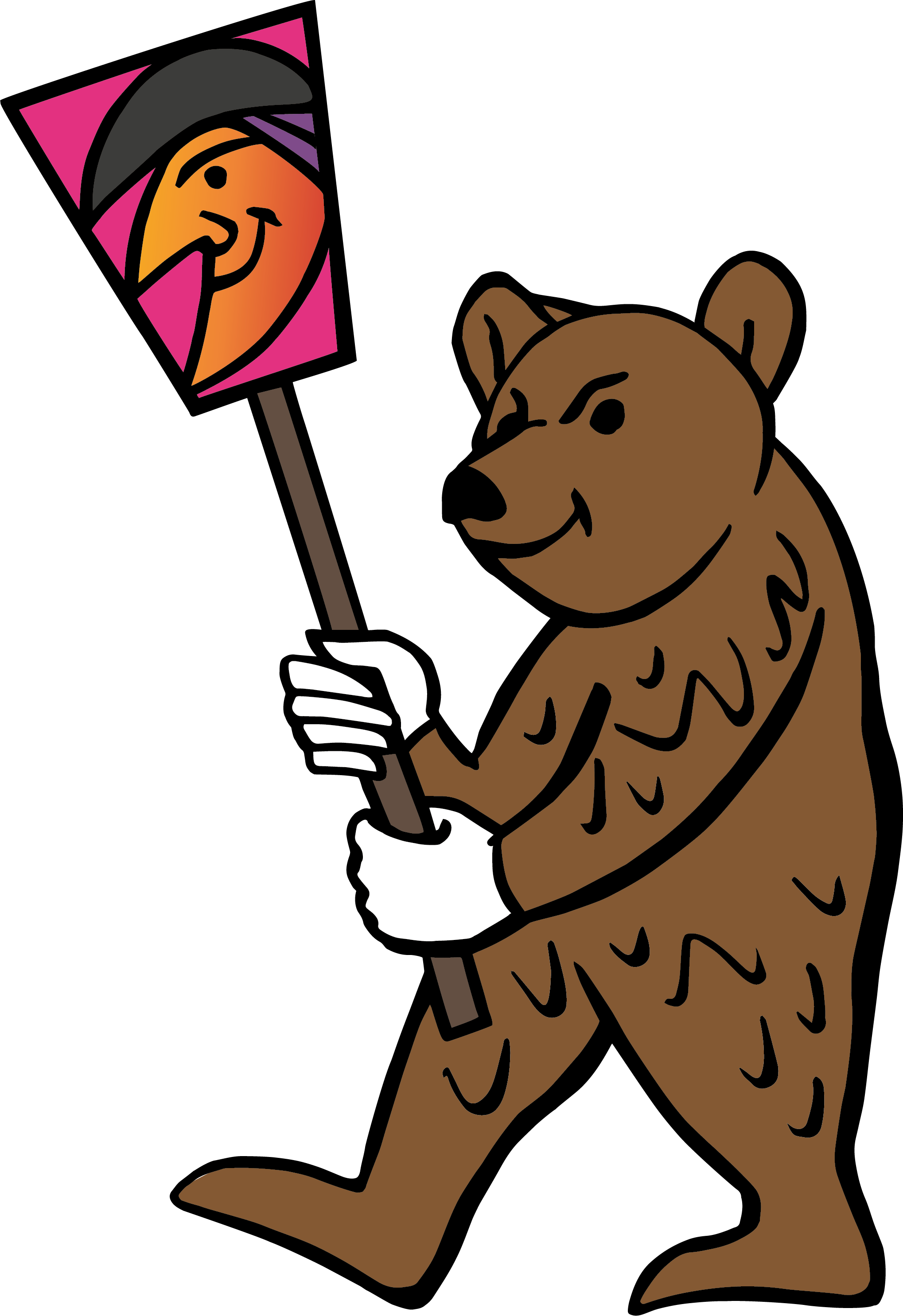 Bär mit Stäggeladäärne